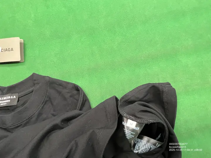 Balenciaga Tee (Black and White Colorway) QC photo 8