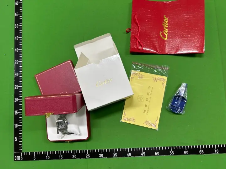 Cartier Santos Skeleton QC photo 12