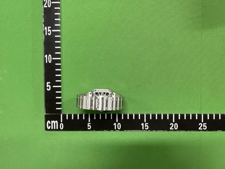 Cartier Santos Skeleton QC photo 14