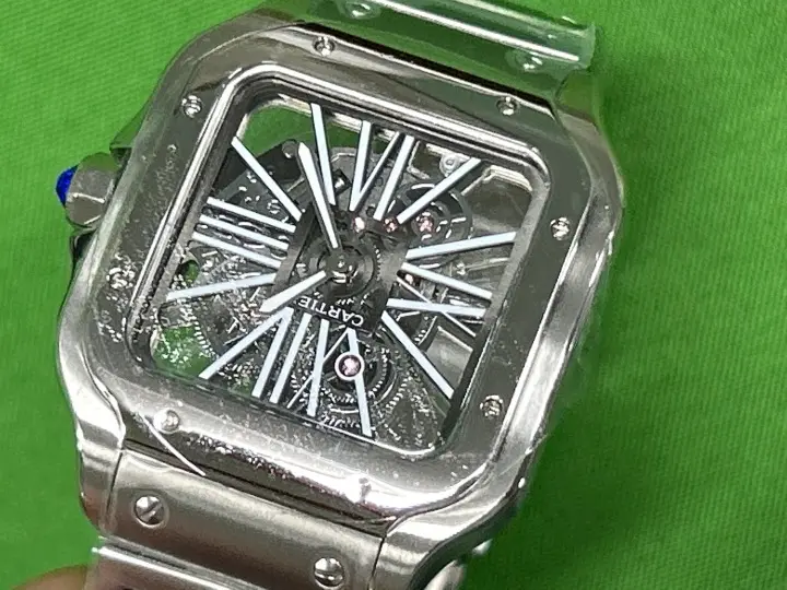 Cartier Santos Skeleton QC photo 15
