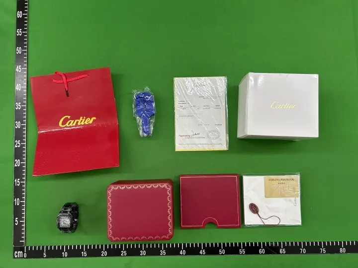 Cartier Santos Skeleton QC photo 16