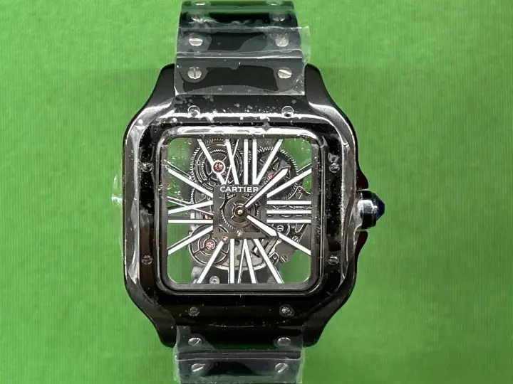 Cartier Santos Skeleton QC photo 17