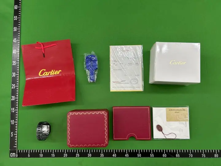 Cartier Santos Skeleton QC photo 18