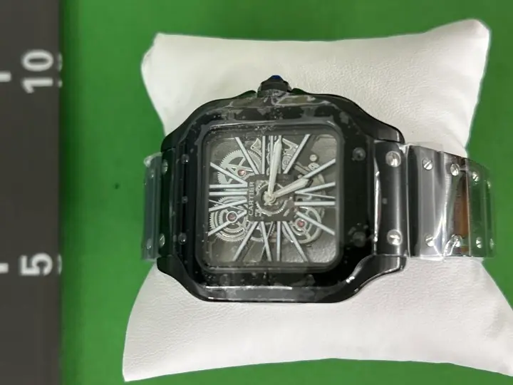 Cartier Santos Skeleton QC photo 19