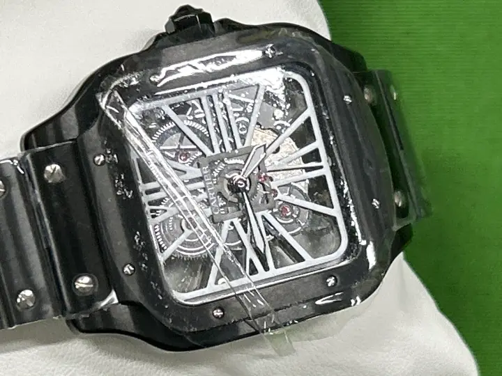 Cartier Santos Skeleton QC photo 2