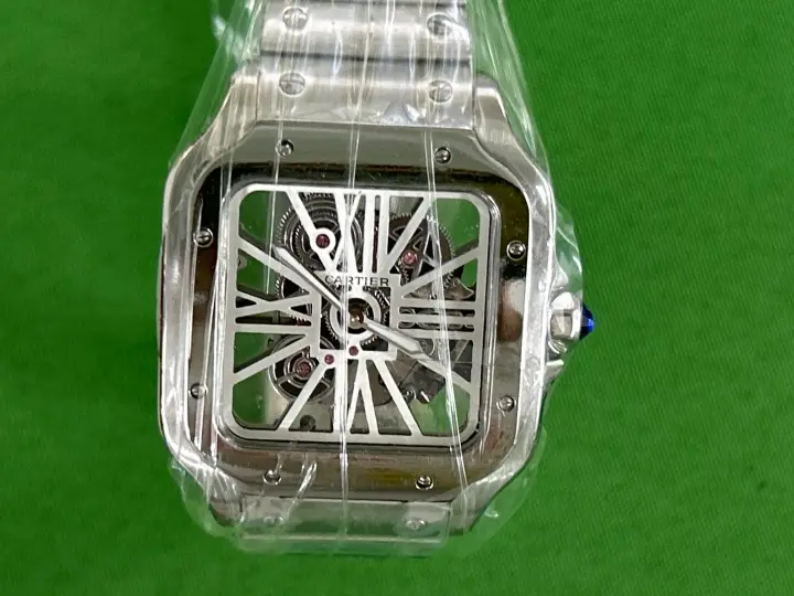 Cartier Santos Skeleton QC photo 6