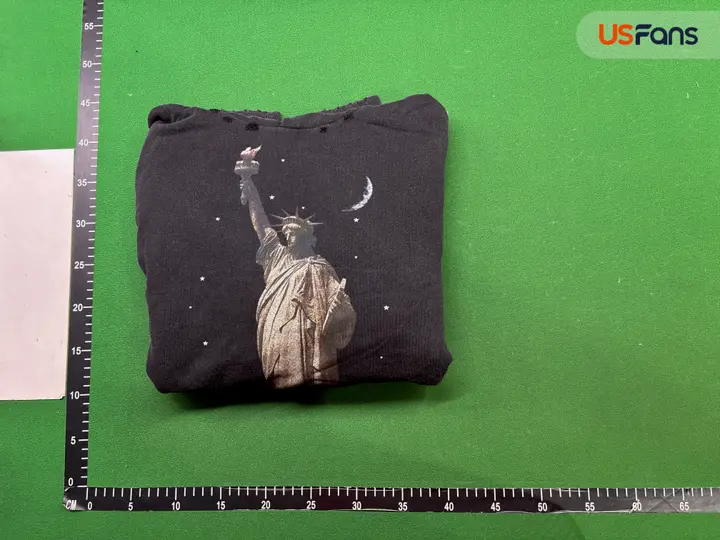 Balenciaga Paris Liberty Distressed Hoodie QC photo 12