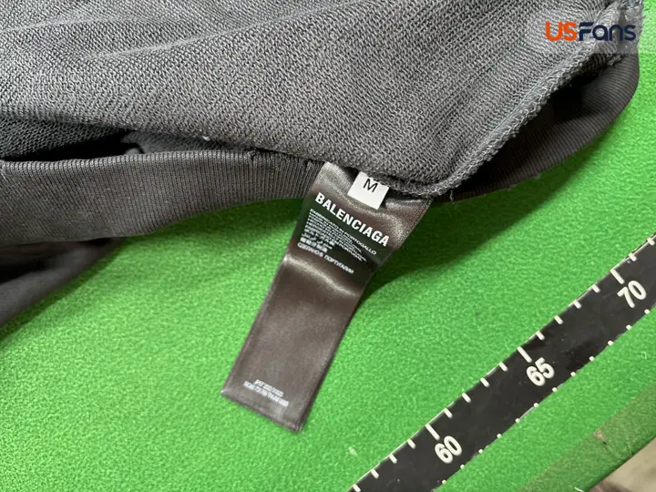 Balenciaga Paris Liberty Distressed Hoodie QC photo 13