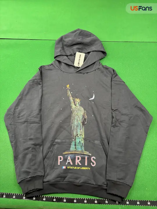 Balenciaga Paris Liberty Distressed Hoodie QC photo 14