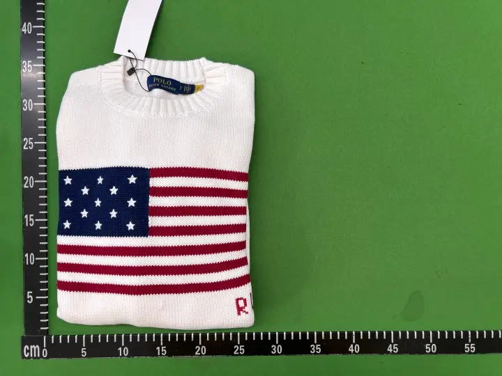 Polo USA Flag Sweater (Beige) QC photo 1