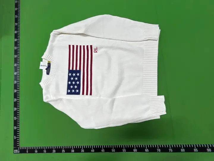 Polo USA Flag Sweater (Beige) QC photo 11