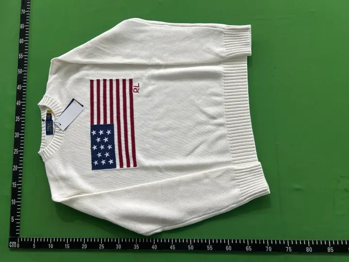 Polo USA Flag Sweater (Beige) QC photo 15