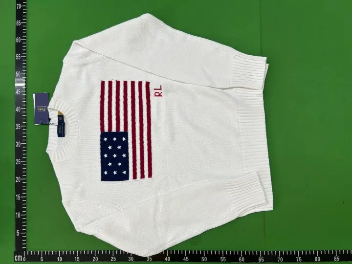 Polo USA Flag Sweater (Beige) QC photo 3