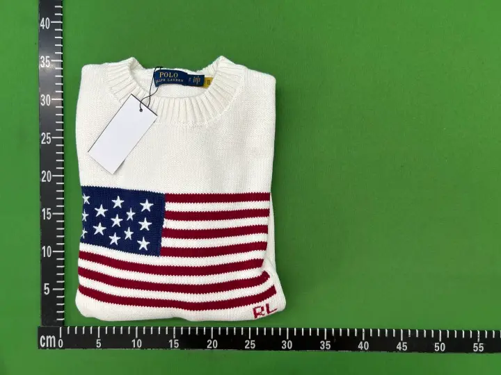 Polo USA Flag Sweater (Beige) QC photo 5