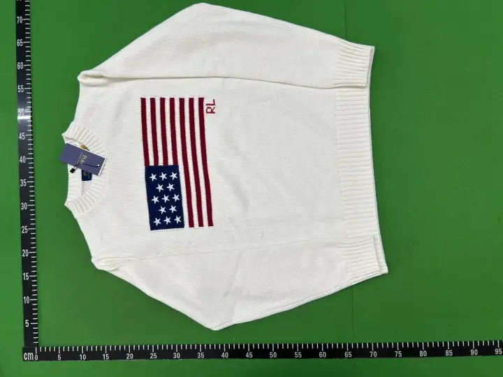 Polo USA Flag Sweater (Beige) QC photo 7