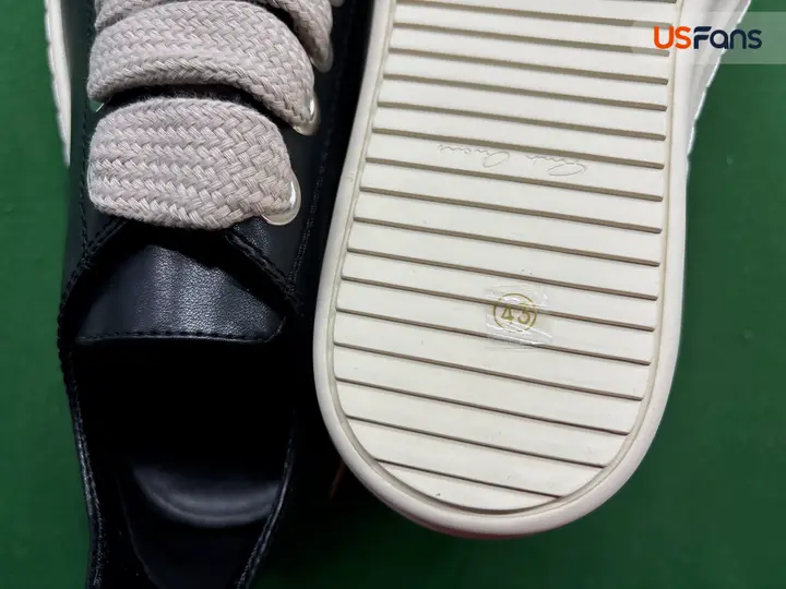 Rick Owens Low Blue Jumbo Lace Shoes QC photo 2