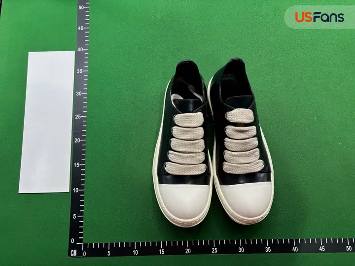 Rick Owens Low Blue Jumbo Lace Shoes QC photo 6