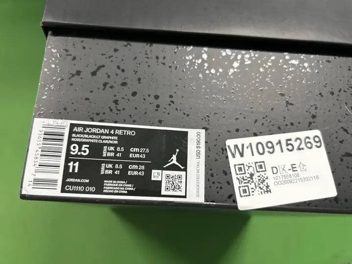 Jordan 4 Green Metallic QC photo 17