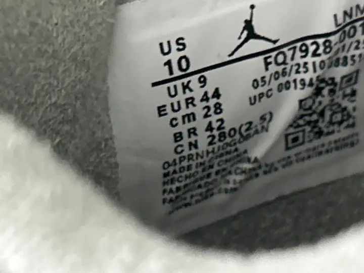 Jordan 4 Wet Cement QC photo 8