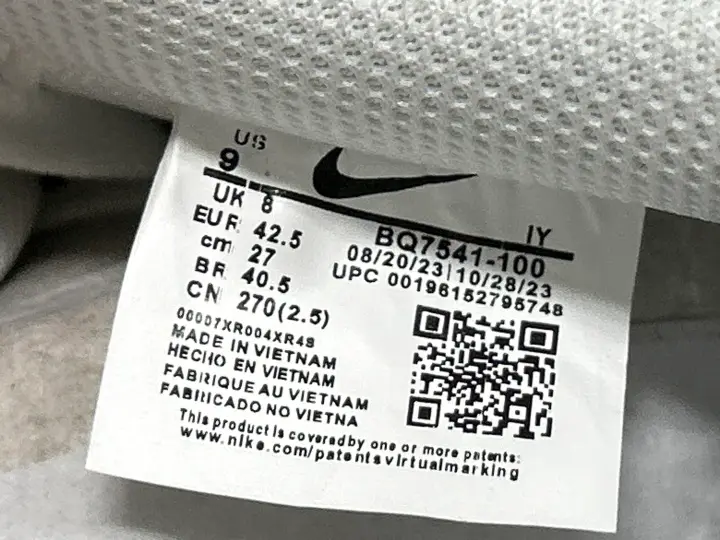 Air Force 1 Skeleton Black QC photo 15