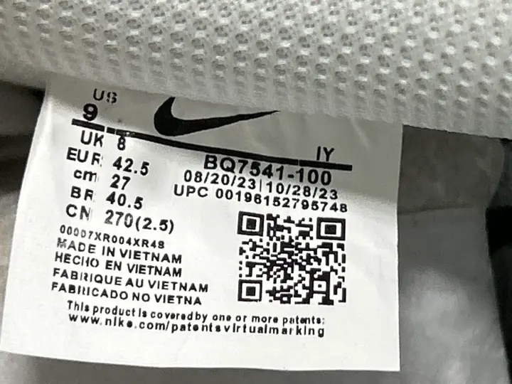 Air Force 1 Skeleton Black QC photo 16
