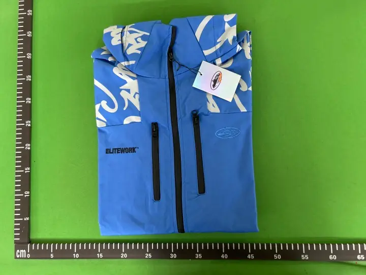 Corteiz Pink Windbreaker with Monogram on Sleeves QC photo 1
