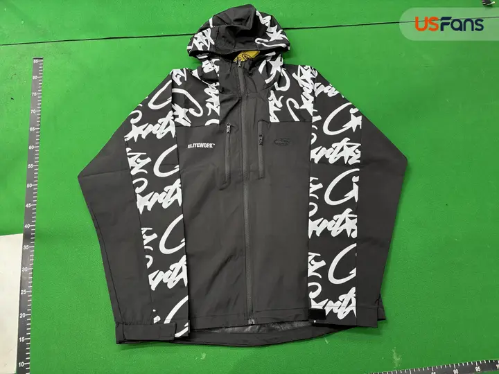 Corteiz Pink Windbreaker with Monogram on Sleeves QC photo 10