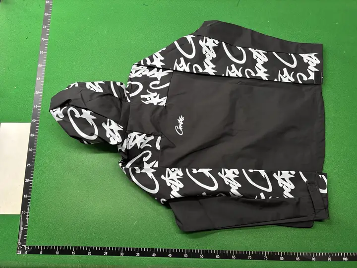 Corteiz Pink Windbreaker with Monogram on Sleeves QC photo 7