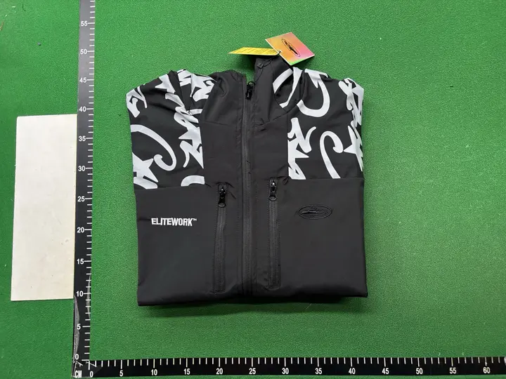 Corteiz Pink Windbreaker with Monogram on Sleeves QC photo 8