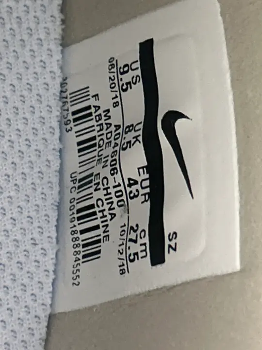 Air Force 1 Low Off-White Black White QC photo 8