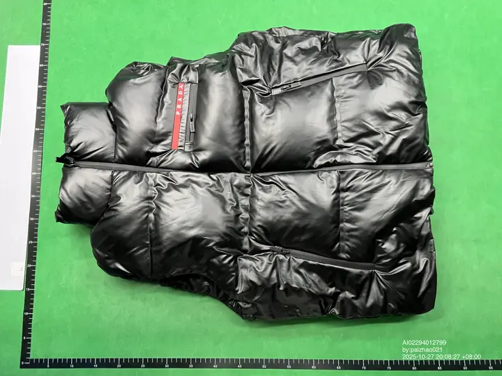 Prada Re-Nylon Linea Rossa Down Puffer Vest QC photo 11