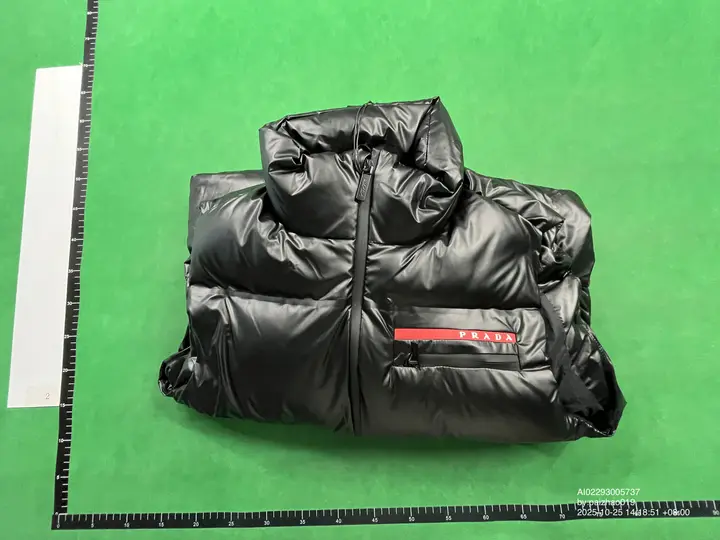 Prada Re-Nylon Linea Rossa Down Puffer Vest QC photo 13