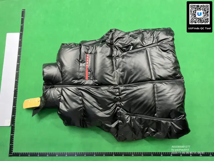 Prada Re-Nylon Linea Rossa Down Puffer Vest QC photo 16
