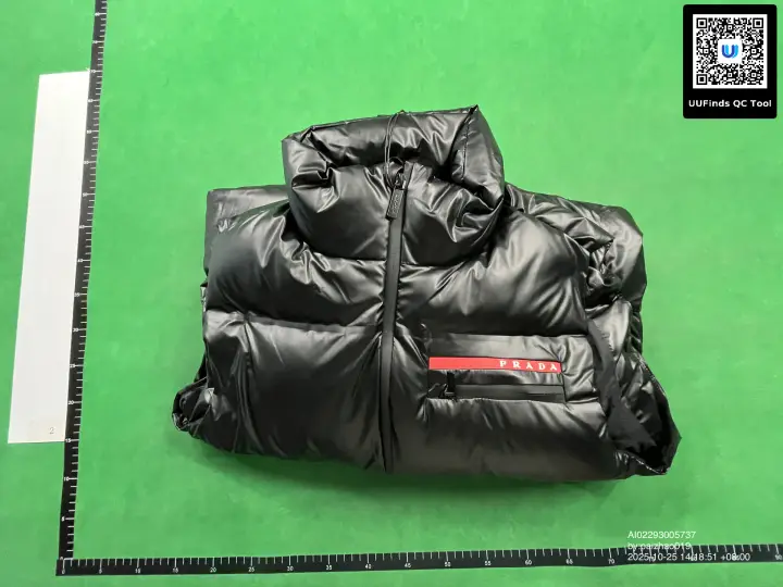Prada Re-Nylon Linea Rossa Down Puffer Vest QC photo 20