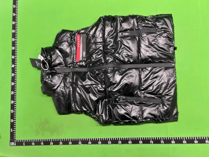 Prada Re-Nylon Linea Rossa Down Puffer Vest QC photo 3