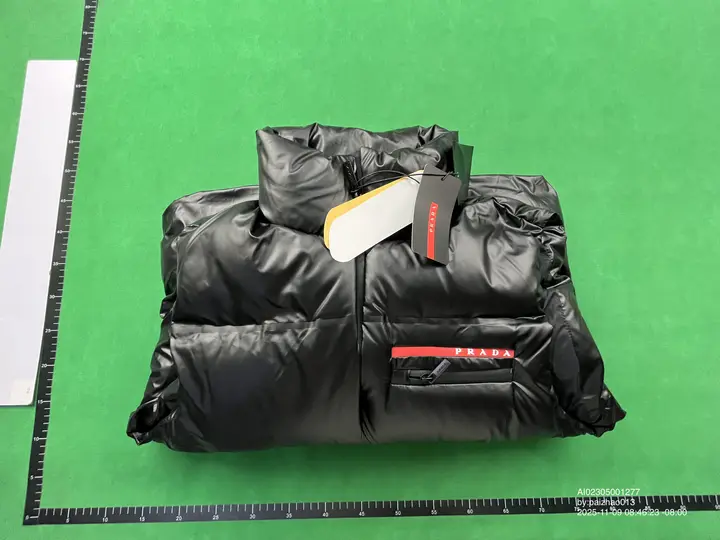 Prada Re-Nylon Linea Rossa Down Puffer Vest QC photo 5