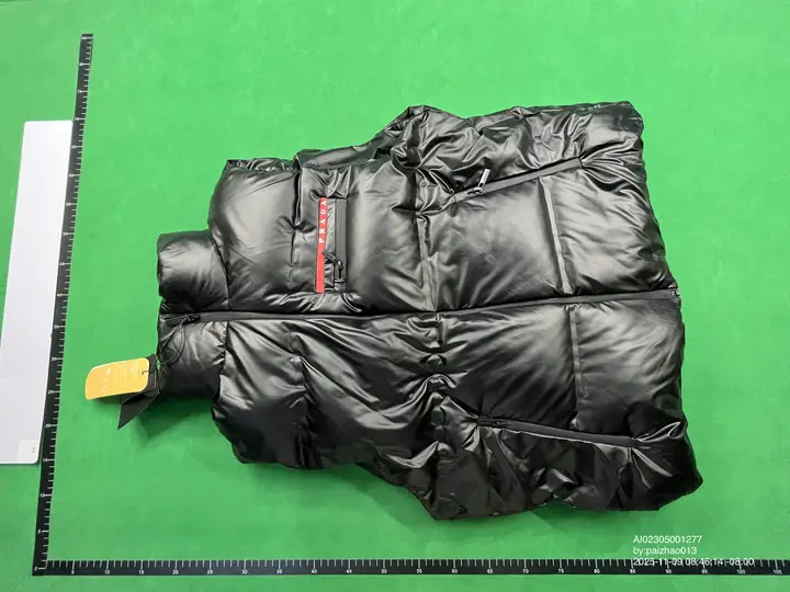Prada Re-Nylon Linea Rossa Down Puffer Vest QC photo 7