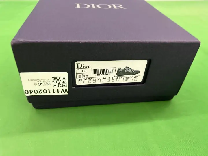Dior B30 All Black Shoes QC photo 1