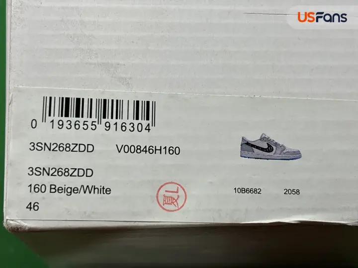 Jordan 1 Low Dior QC photo 14