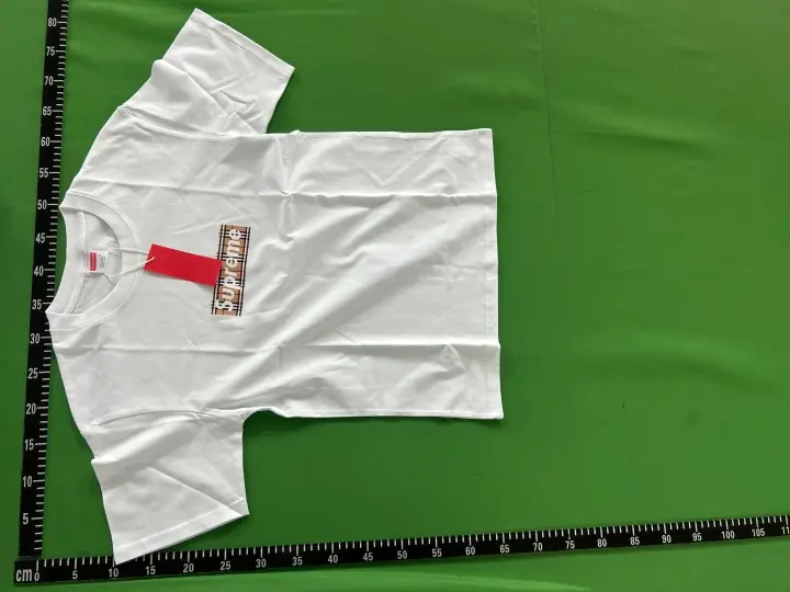 Supreme Burberry Tee QC photo 7