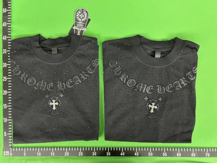Chrome Hearts Shiny Tee With Rhinestones QC photo 1