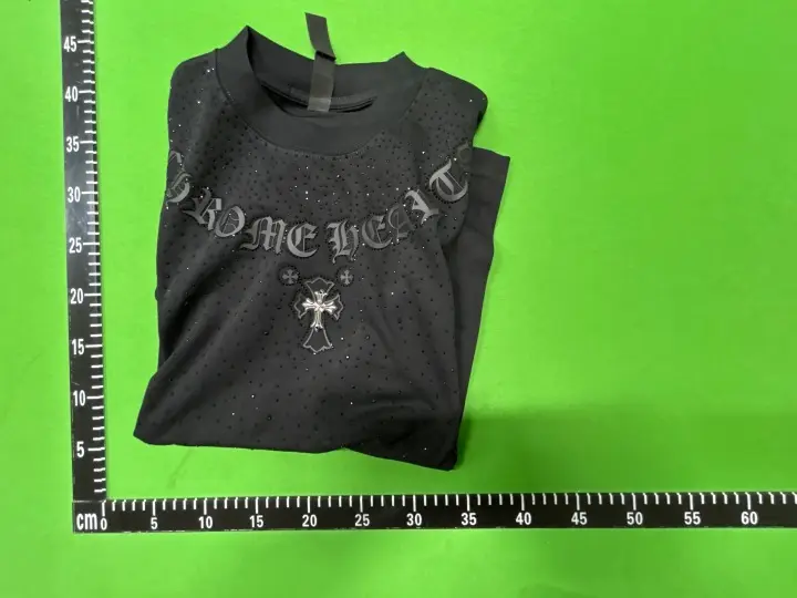 Chrome Hearts Shiny Tee With Rhinestones QC photo 12