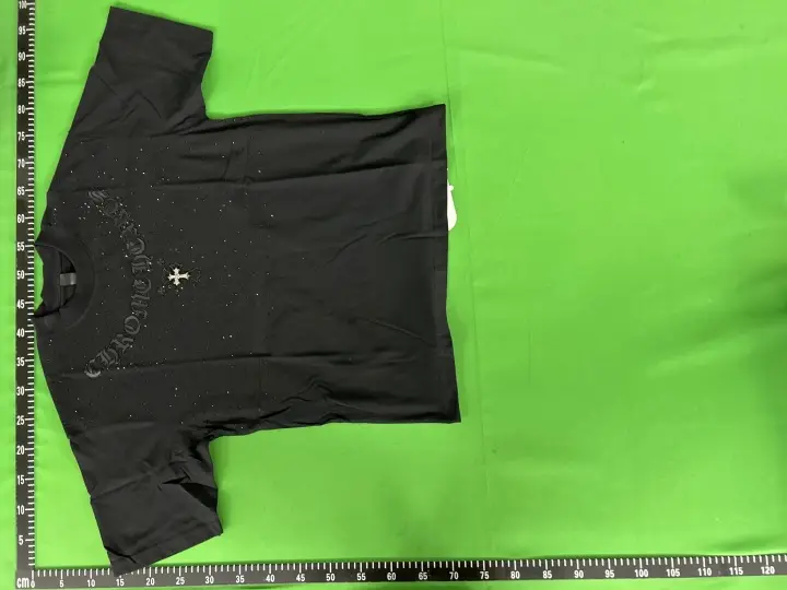 Chrome Hearts Shiny Tee With Rhinestones QC photo 5