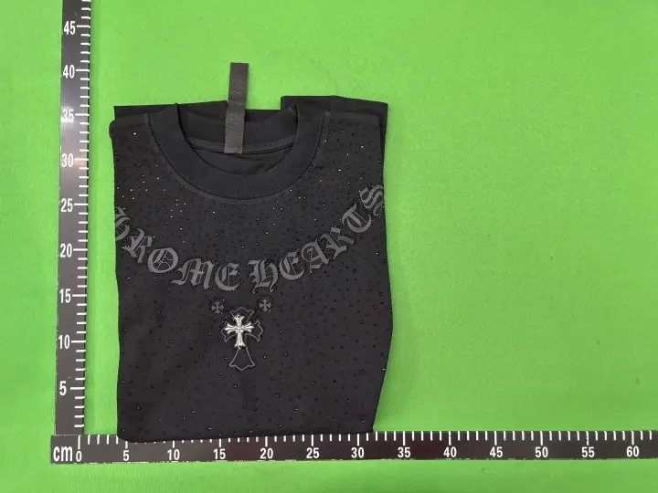 Chrome Hearts Shiny Tee With Rhinestones QC photo 7