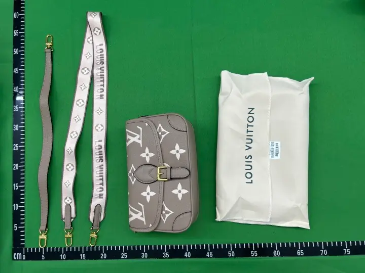 Louis Vuitton Diane Nano Tourterelle Creme QC photo 5