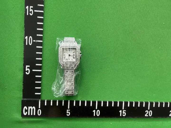 Cartier Santos Iced Out QC photo 10