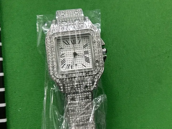 Cartier Santos Iced Out QC photo 11