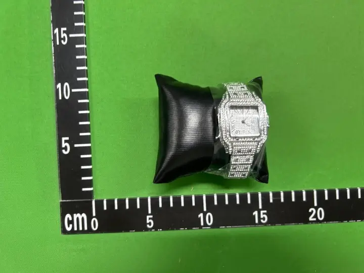 Cartier Santos Iced Out QC photo 2