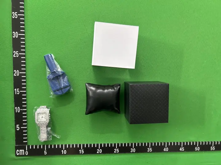 Cartier Santos Iced Out QC photo 8
