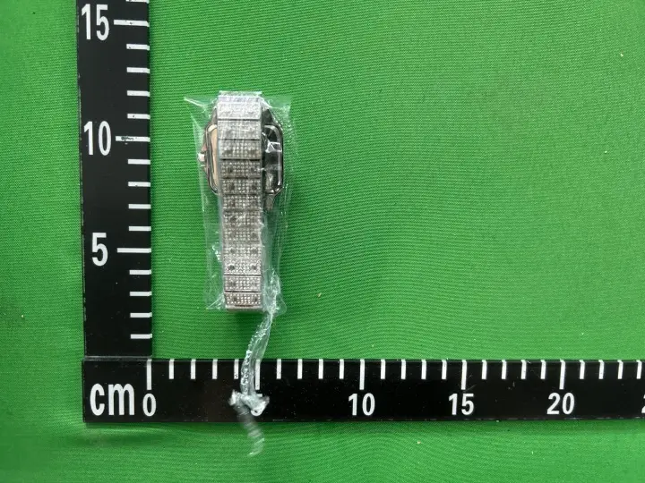 Cartier Santos Iced Out QC photo 9